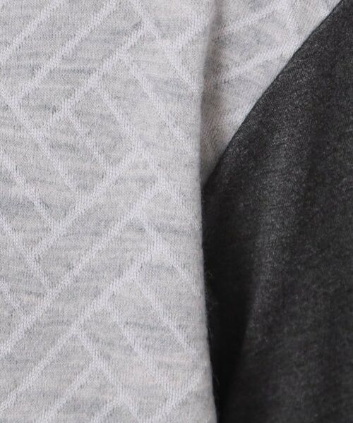 CORDIER / コルディア チュニック | 【M~4Lサイズ/洗える】キルトジャカードジャージチュニック | 詳細22