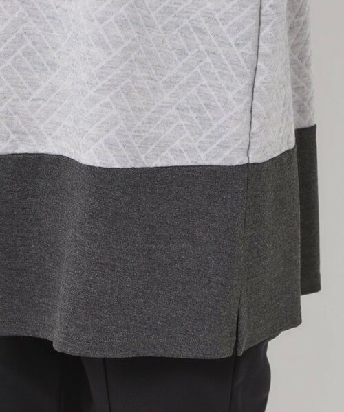CORDIER / コルディア チュニック | 【M~4Lサイズ/洗える】キルトジャカードジャージチュニック | 詳細6