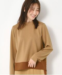 CORDIER / コルディア カットソー | 【セットアップ】アムールジャージ配色プルオーバー