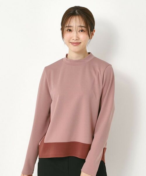 CORDIER / コルディア カットソー | 【セットアップ】アムールジャージ配色プルオーバー | 詳細11