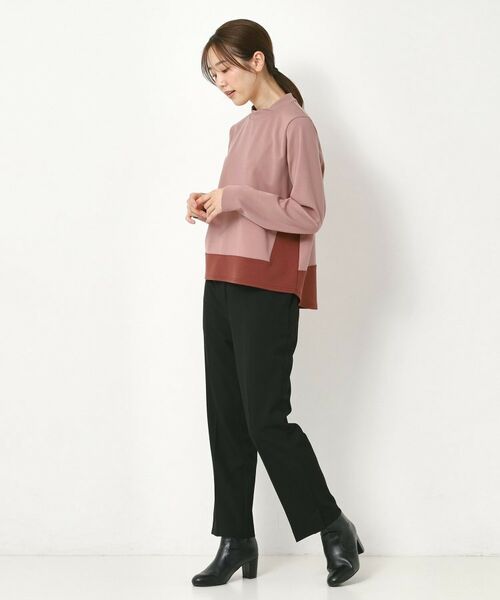 CORDIER / コルディア カットソー | 【セットアップ】アムールジャージ配色プルオーバー | 詳細13