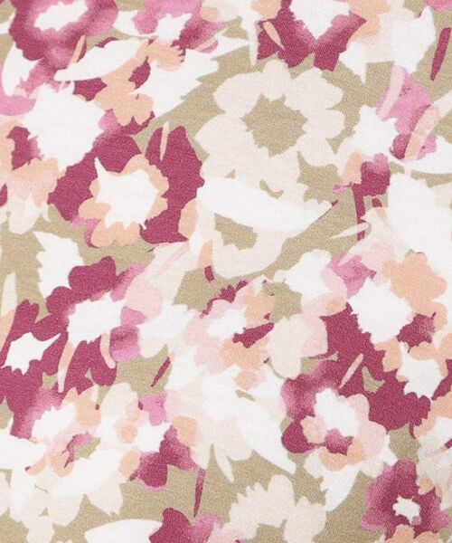 CORDIER / コルディア カットソー | 【M～4Lサイズ】ソニアフラワープリントハイネックジャージ | 詳細10