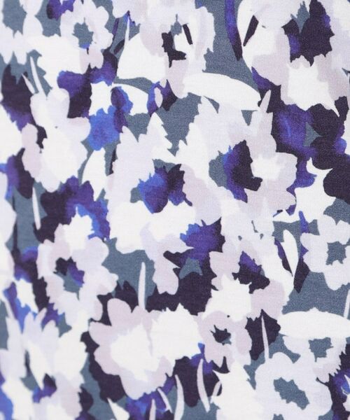 CORDIER / コルディア カットソー | 【M～4Lサイズ】ソニアフラワープリントハイネックジャージ | 詳細14