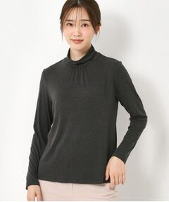 CORDIER / コルディア カットソー | 【レイヤードスタイルはお任せ】ギャザーディティールハイネックプルオーバー