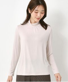 CORDIER / コルディア カットソー | 【レイヤードスタイルはお任せ】ギャザーディティールハイネックプルオーバー