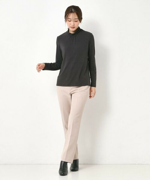 CORDIER / コルディア カットソー | 【レイヤードスタイルはお任せ】ギャザーディティールハイネックプルオーバー | 詳細17