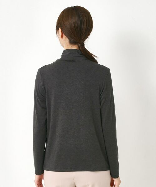 CORDIER / コルディア カットソー | 【レイヤードスタイルはお任せ】ギャザーディティールハイネックプルオーバー | 詳細3