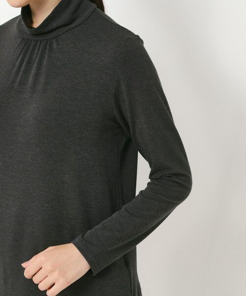 CORDIER / コルディア カットソー | 【レイヤードスタイルはお任せ】ギャザーディティールハイネックプルオーバー | 詳細5