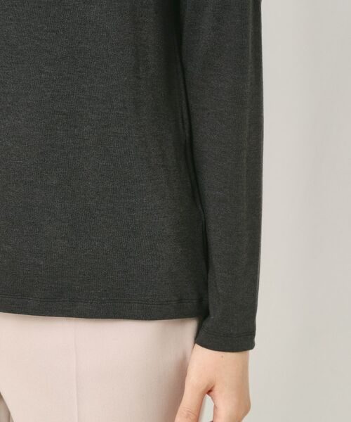 CORDIER / コルディア カットソー | 【レイヤードスタイルはお任せ】ギャザーディティールハイネックプルオーバー | 詳細6