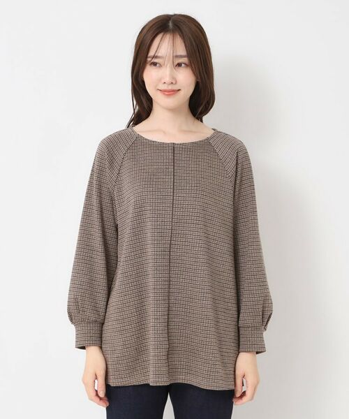 CORDIER / コルディア チュニック | 【洗える】WCチェックチュニックプルオーバー | 詳細1