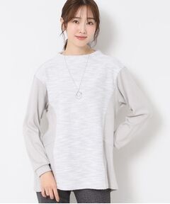 CORDIER / コルディア チュニック | 【洗える】ツイーディージャージチュニック