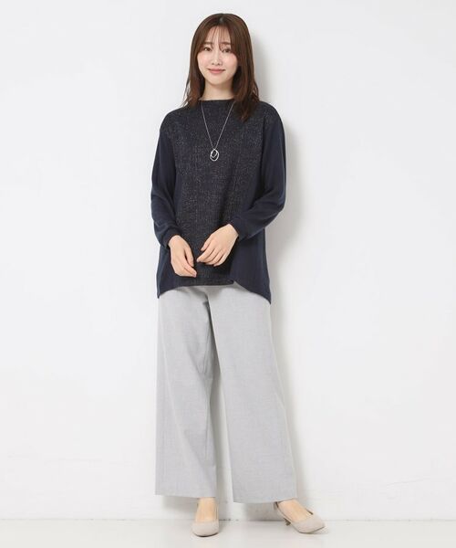 CORDIER / コルディア チュニック | 【洗える】ツイーディージャージチュニック | 詳細16