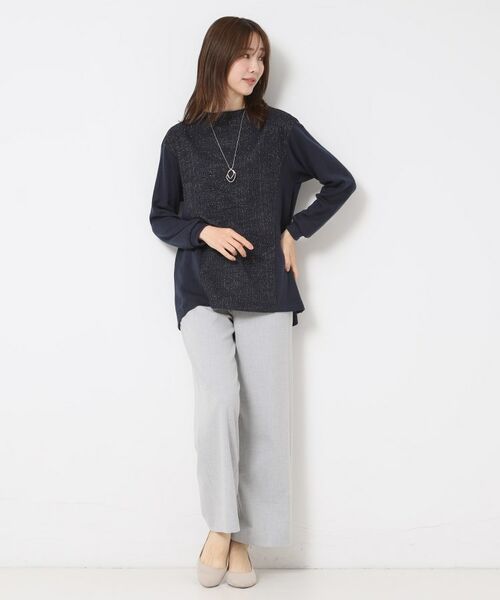 CORDIER / コルディア チュニック | 【洗える】ツイーディージャージチュニック | 詳細17