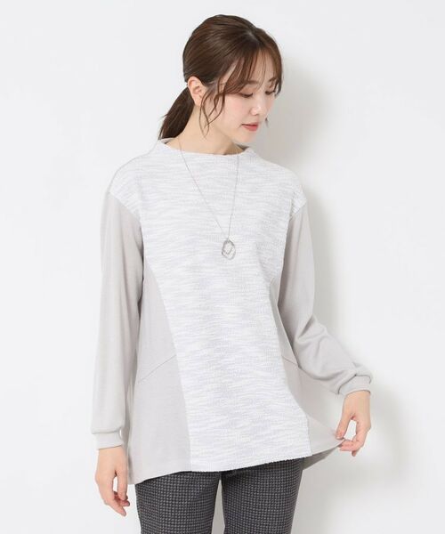 CORDIER / コルディア チュニック | 【洗える】ツイーディージャージチュニック | 詳細7