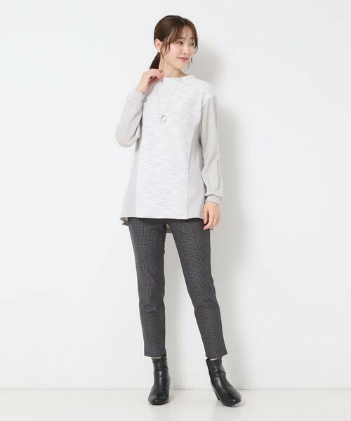 CORDIER / コルディア チュニック | 【洗える】ツイーディージャージチュニック | 詳細8