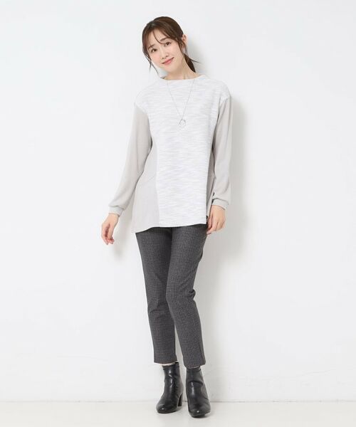 CORDIER / コルディア チュニック | 【洗える】ツイーディージャージチュニック | 詳細9