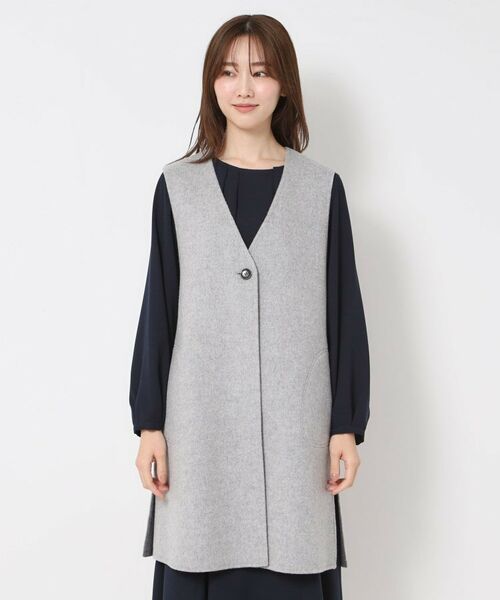 CORDIER / コルディア ベスト | ジーロンラムリバー ロングジレ | 詳細1