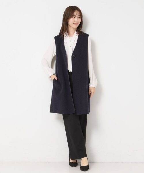 CORDIER / コルディア ベスト | ジーロンラムリバー ロングジレ | 詳細13