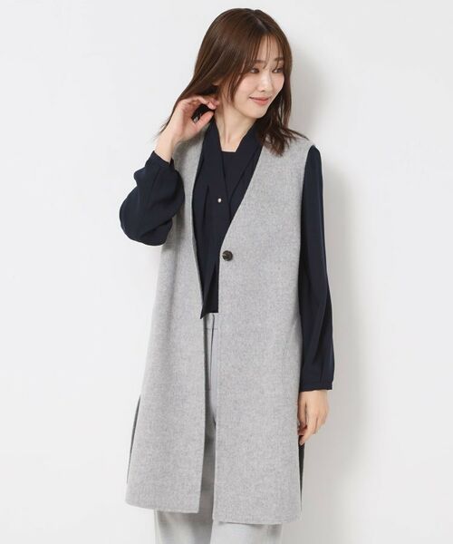 CORDIER / コルディア ベスト | ジーロンラムリバー ロングジレ | 詳細18