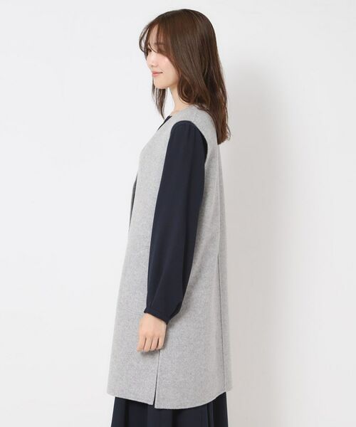 CORDIER / コルディア ベスト | ジーロンラムリバー ロングジレ | 詳細2