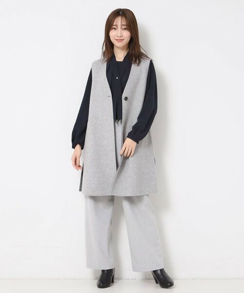 CORDIER / コルディア ベスト | ジーロンラムリバー ロングジレ | 詳細20