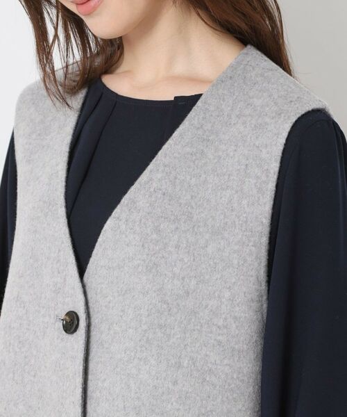 CORDIER / コルディア ベスト | ジーロンラムリバー ロングジレ | 詳細4