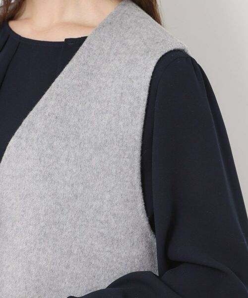 CORDIER / コルディア ベスト | ジーロンラムリバー ロングジレ | 詳細5