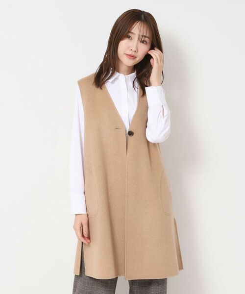 CORDIER / コルディア ベスト | ジーロンラムリバー ロングジレ | 詳細8