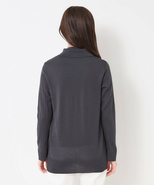 CORDIER / コルディア カーディガン・ボレロ | 【M～3Lサイズ／アンサンブル】スーパーマイフィル48 襟付ミドル丈カーディガン | 詳細3