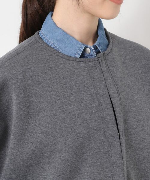 CORDIER / コルディア カーディガン・ボレロ | 【M～3Lサイズ】エアーダンボールジャージマント風コーディガン | 詳細4