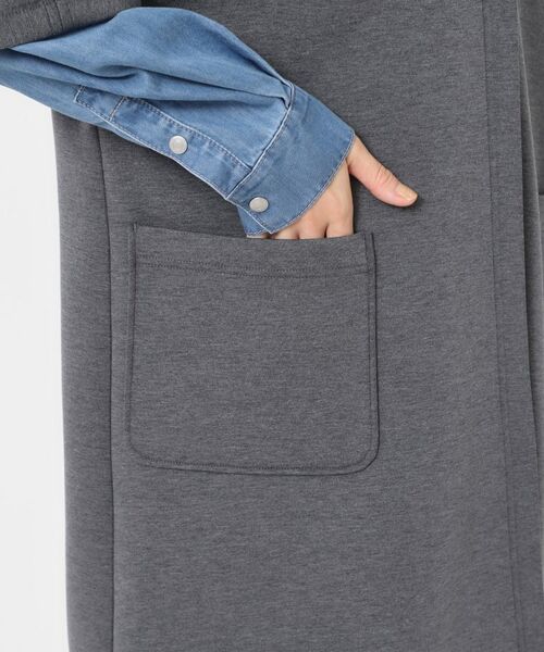 CORDIER / コルディア カーディガン・ボレロ | 【M～3Lサイズ】エアーダンボールジャージマント風コーディガン | 詳細6