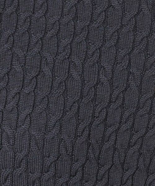 CORDIER / コルディア カーディガン・ボレロ | 【M～3Lサイズ／アンサンブル】スーパーマイフィル60 編柄丸首カーディガン | 詳細11