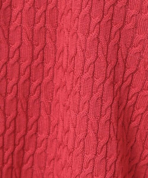 CORDIER / コルディア カーディガン・ボレロ | 【M～3Lサイズ／アンサンブル】スーパーマイフィル60 編柄丸首カーディガン | 詳細19
