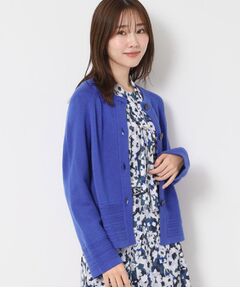 CORDIER / コルディア カーディガン・ボレロ | 【M～3Lサイズ／アンサンブル】スーパーマイフィル2 クロップ丈カーディガン