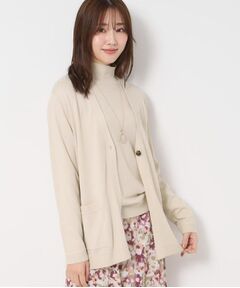 CORDIER / コルディア カーディガン・ボレロ | 【M～4Lサイズ／アンサンブル】スーパーマイフィル2 Vネックカーディガン