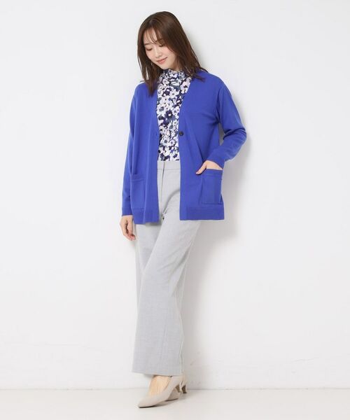 CORDIER / コルディア カーディガン・ボレロ | 【M～4Lサイズ／アンサンブル】スーパーマイフィル2 Vネックカーディガン | 詳細18