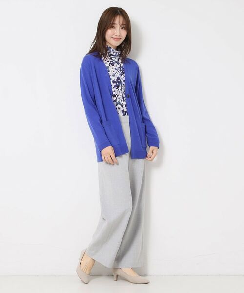 CORDIER / コルディア カーディガン・ボレロ | 【M～4Lサイズ／アンサンブル】スーパーマイフィル2 Vネックカーディガン | 詳細19