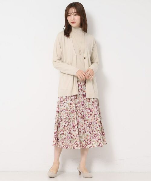 CORDIER / コルディア カーディガン・ボレロ | 【M～4Lサイズ／アンサンブル】スーパーマイフィル2 Vネックカーディガン | 詳細23