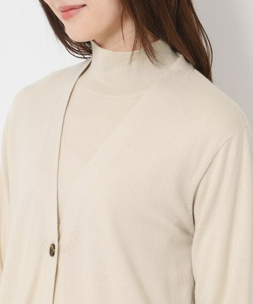 CORDIER / コルディア カーディガン・ボレロ | 【M～4Lサイズ／アンサンブル】スーパーマイフィル2 Vネックカーディガン | 詳細4