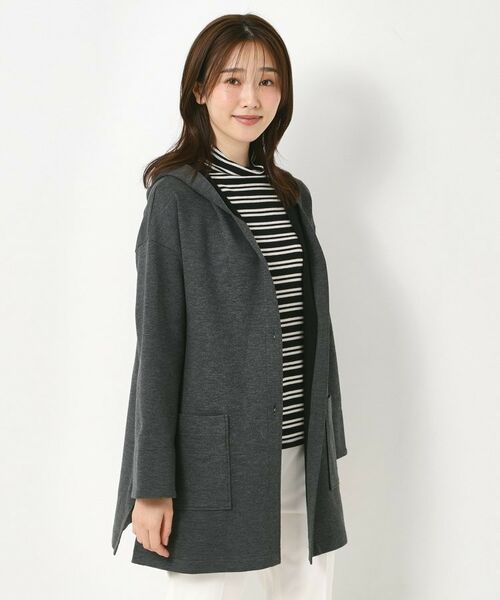 CORDIER / コルディア カーディガン・ボレロ | 【M~4Lサイズ】ソニアソフトジャージフーディコーディガン | 詳細16