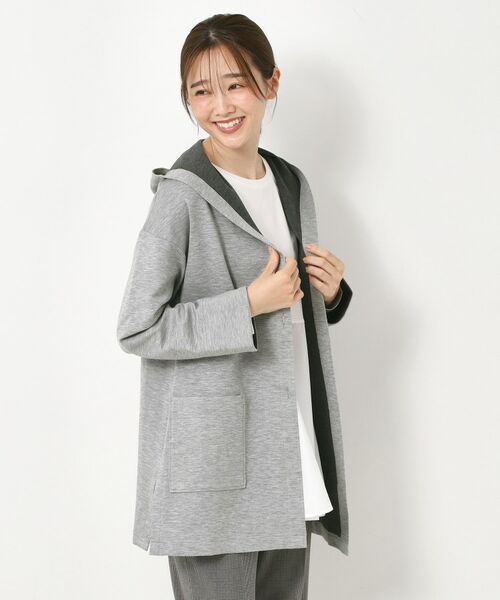CORDIER / コルディア カーディガン・ボレロ | 【M~4Lサイズ】ソニアソフトジャージフーディコーディガン | 詳細20