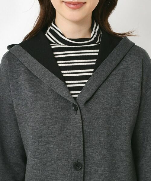 CORDIER / コルディア カーディガン・ボレロ | 【M~4Lサイズ】ソニアソフトジャージフーディコーディガン | 詳細4