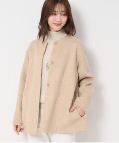 CORDIER / コルディア その他アウター | 【M～4Lサイズ/リバーシブル】ジーロンラムリバーコート