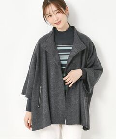 CORDIER / コルディア その他アウター | 【M～3Lサイズ】ソニアウールジャージポンチョ風ジャケット