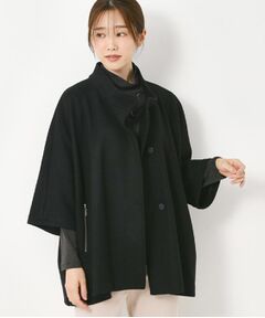 CORDIER / コルディア その他アウター | 【M～3Lサイズ】ソニアウールジャージポンチョ風ジャケット