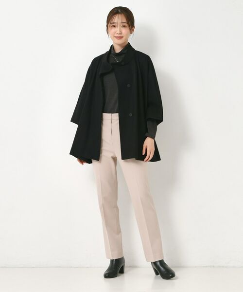 CORDIER / コルディア その他アウター | 【M～3Lサイズ】ソニアウールジャージポンチョ風ジャケット | 詳細14