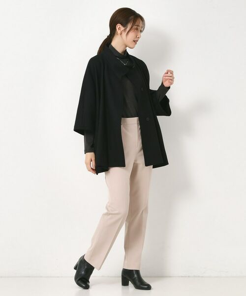 CORDIER / コルディア その他アウター | 【M～3Lサイズ】ソニアウールジャージポンチョ風ジャケット | 詳細15