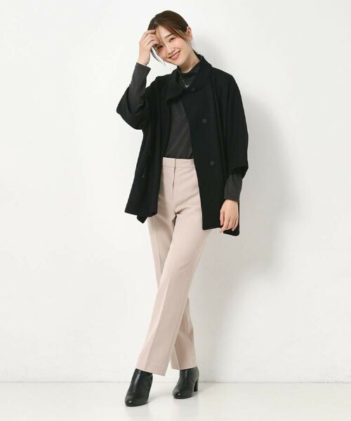CORDIER / コルディア その他アウター | 【M～3Lサイズ】ソニアウールジャージポンチョ風ジャケット | 詳細16