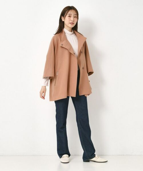 CORDIER / コルディア その他アウター | 【M～3Lサイズ】ソニアウールジャージポンチョ風ジャケット | 詳細20