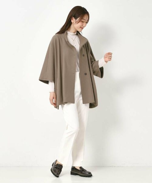 CORDIER / コルディア その他アウター | 【M～3Lサイズ】ソニアウールジャージポンチョ風ジャケット | 詳細25